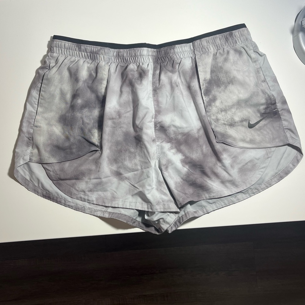 Nike Gray Athletic Shorts Lightweight Performance